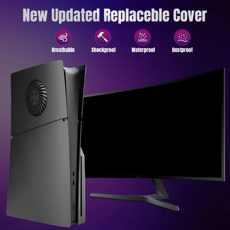 Чехол для игровой консоли, сменный корпус для тонкой версии диска, лицевая панель с отверстием для радиатора, защитная крышка от
Чехол для игровой консоли, сменный корпус для тонкой версии диска, лицевая панель с отверстием для радиатора, защитная крышка от