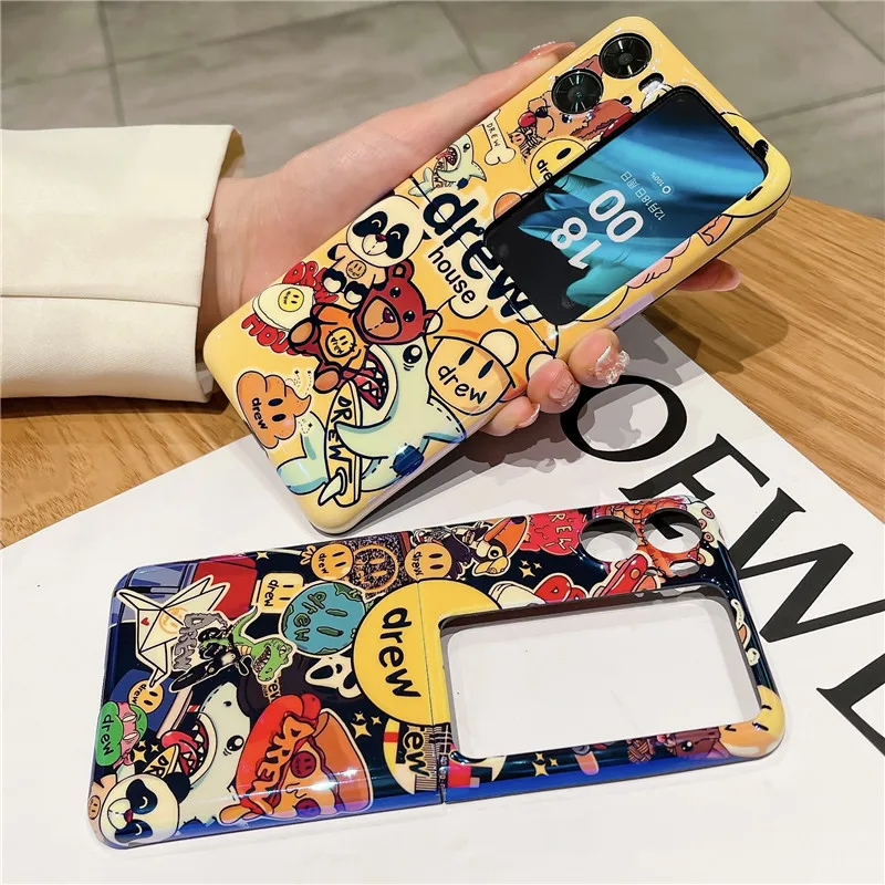 Blue-ray Cartoon Pattern Phone Case For OPPO Find N2 Flip Protective Cover
Blue-ray Cartoon Pattern Phone Case For OPPO Find N2 Flip Protective Cover