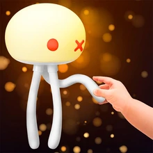 Multi-Function LED Night Light Silicone Jellyfish Nursery Light 1200mAh Warm Light Baby Bedroom Dimmable Touch Room Decor Light
Multi-Function LED Night Light Silicone Jellyfish Nursery Light 1200mAh Warm Light Baby Bedroom Dimmable Touch Room Decor Light