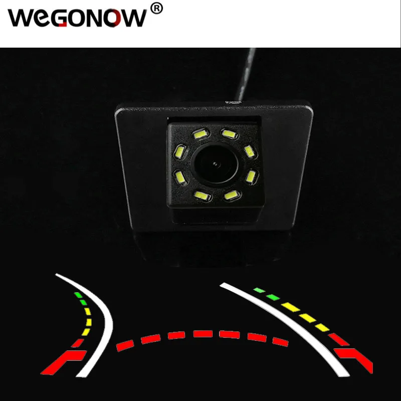 

for Kia K3 k3S 2014 2015 HD Wireless Car CCD Rear Camera Fisheye 4 8 12 led dynamic Night Vision bracket Waterproof parking