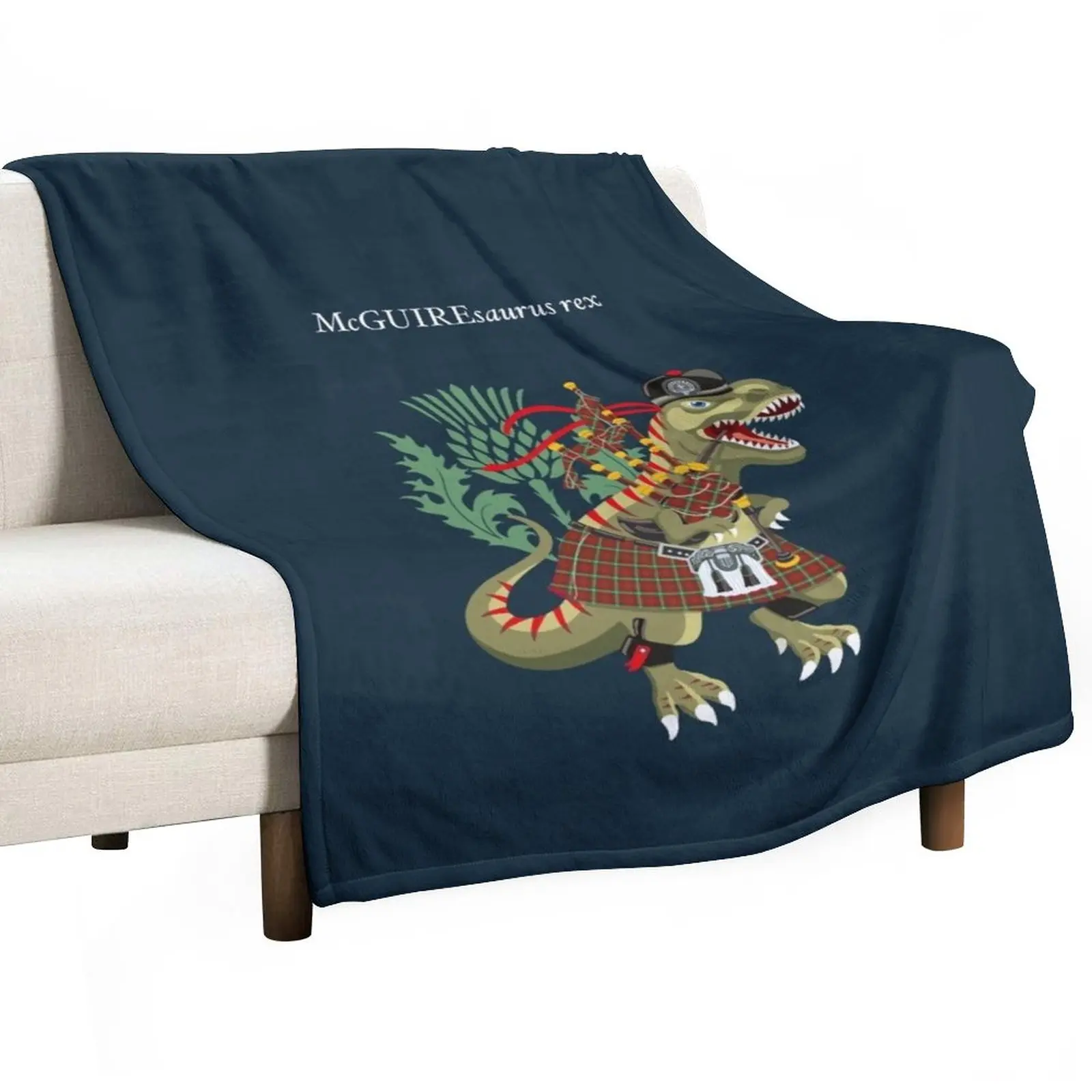 Clanosaurus Rex: McGUIREsaurus rex McGuire MacGuire Family Tartan Throw Blanket Hairy Blankets wednesday Quilt Blanket
Clanosaurus Rex: McGUIREsaurus rex McGuire MacGuire Family Tartan Throw Blanket Hairy Blankets wednesday Quilt Blanket