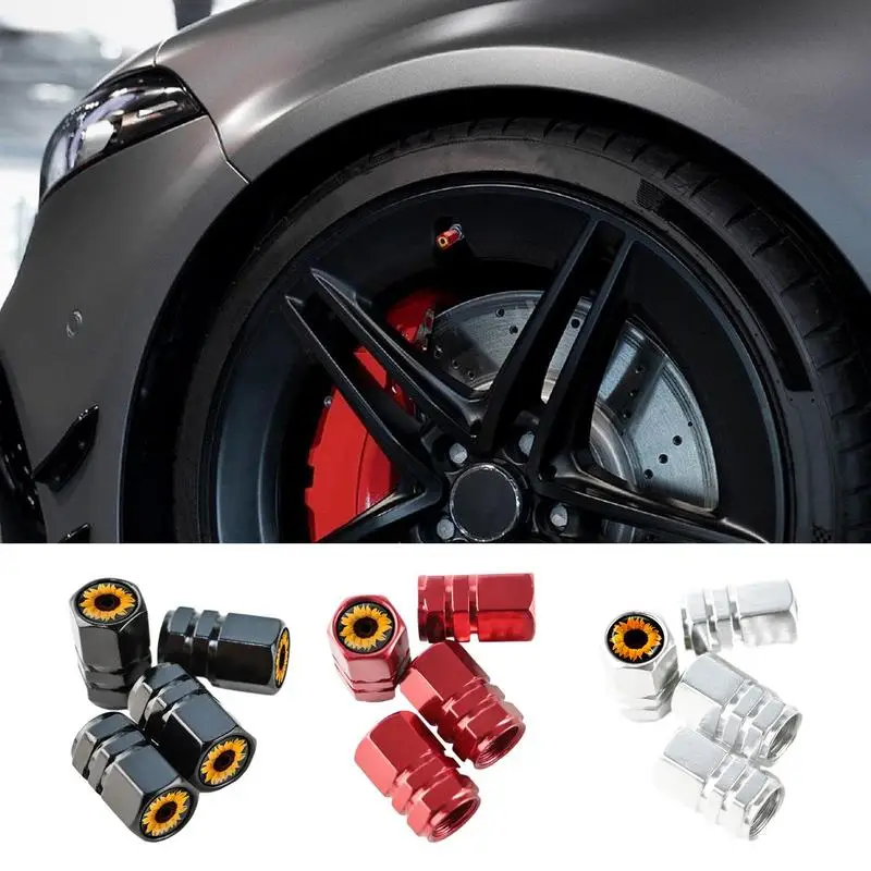 Tire Valves Stem Caps Stem Cap Air Caps Cover Sunflower Car Tire Cap Airtight Seal Tire Caps For SUVs Bikes Trucks Motorcycles
Tire Valves Stem Caps Stem Cap Air Caps Cover Sunflower Car Tire Cap Airtight Seal Tire Caps For SUVs Bikes Trucks Motorcycles