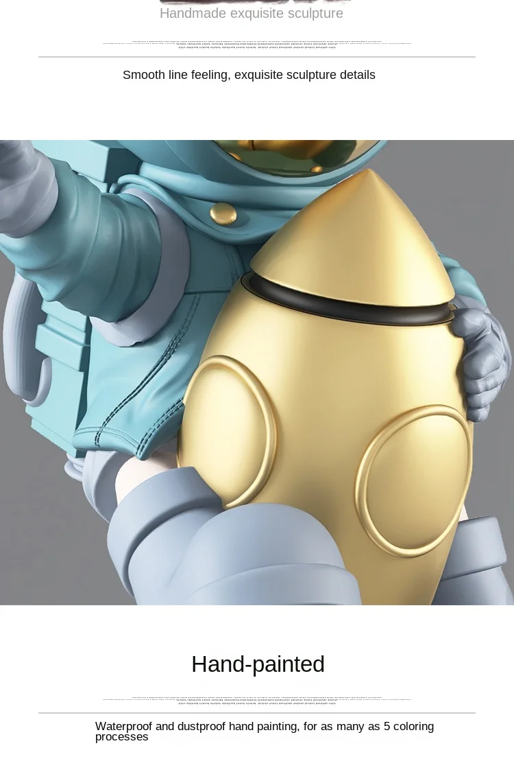 Balloon Astronaut Sculptures 95CM Large Floor Ornaments Home Decor Statue Living Room TV Cabinet Decoration Accessories Figurine Balloon Astronaut Sculptures 95CM Large Floor Ornaments Home Decor Statue Living Room TV Cabinet Decoration Accessories Figurine