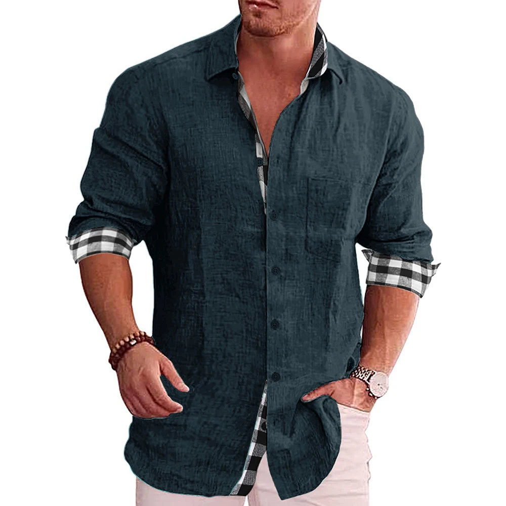 T-Shirt Men Shirt Soft Soild Color T Shirt Tee Autumn Tops Blouse Breathable Button-down Comfortable Cotton Blend
T-Shirt Men Shirt Soft Soild Color T Shirt Tee Autumn Tops Blouse Breathable Button-down Comfortable Cotton Blend