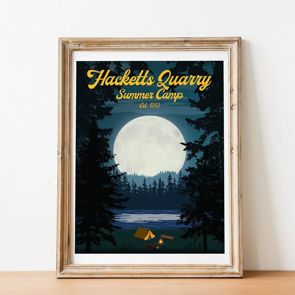 Hacketts Quarry Summer Camp Posters Decoration Vintage Room Decor Prints Pictures Video Game Art Home Wall Modern Mural Painting
Hacketts Quarry Summer Camp Posters Decoration Vintage Room Decor Prints Pictures Video Game Art Home Wall Modern Mural Painting