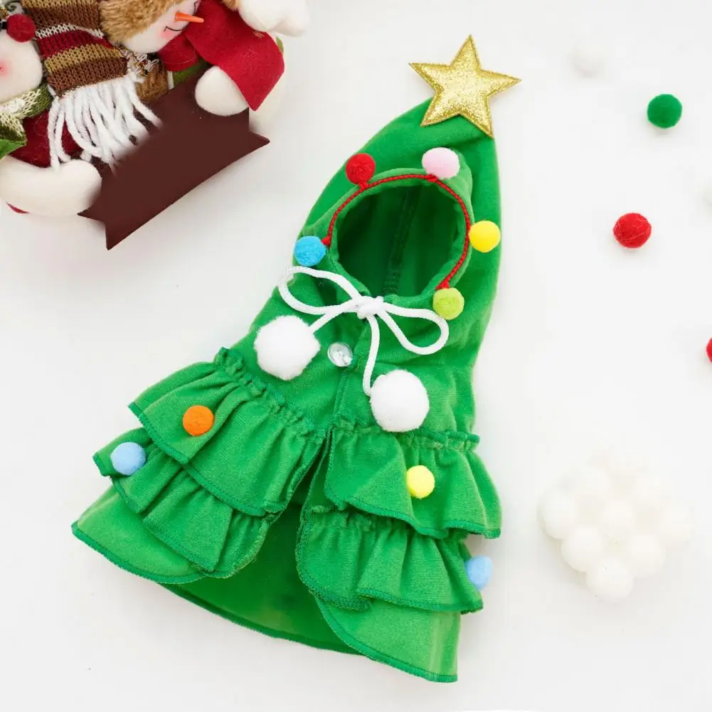Pet Winter Clothes Festive Pet Christmas Cloak Plush Ball Star Decor Ruffle Hem Holiday Cape Shawl for Winter Fall Cosplay
Pet Winter Clothes Festive Pet Christmas Cloak Plush Ball Star Decor Ruffle Hem Holiday Cape Shawl for Winter Fall Cosplay