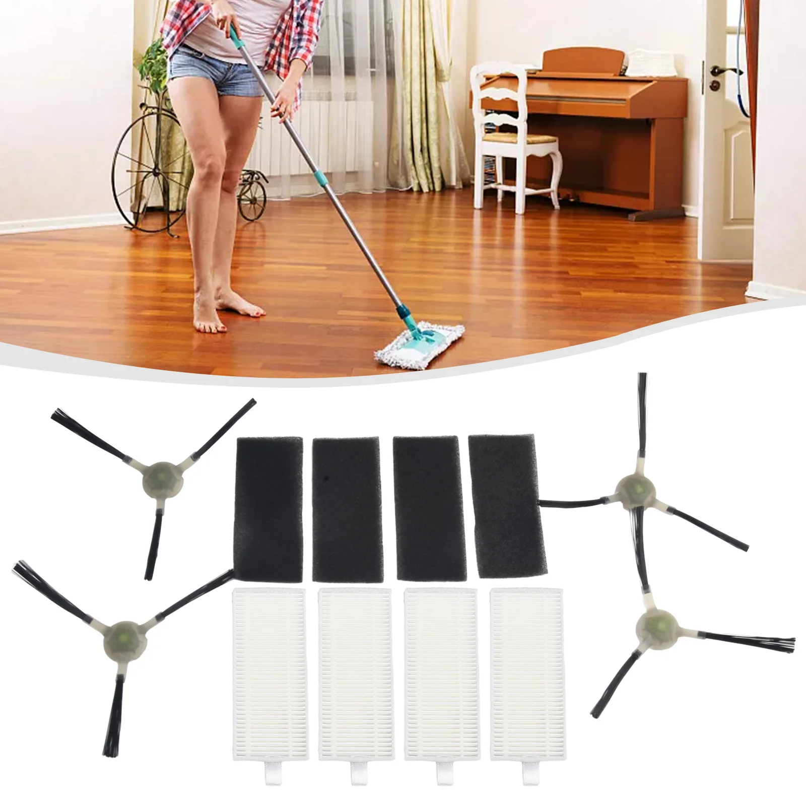 Effective Dust and Allergen Filtration with Filter Side Brush for Lefant M200M201M501T700 Robotic Vacuum Cleaner
Effective Dust and Allergen Filtration with Filter Side Brush for Lefant M200M201M501T700 Robotic Vacuum Cleaner