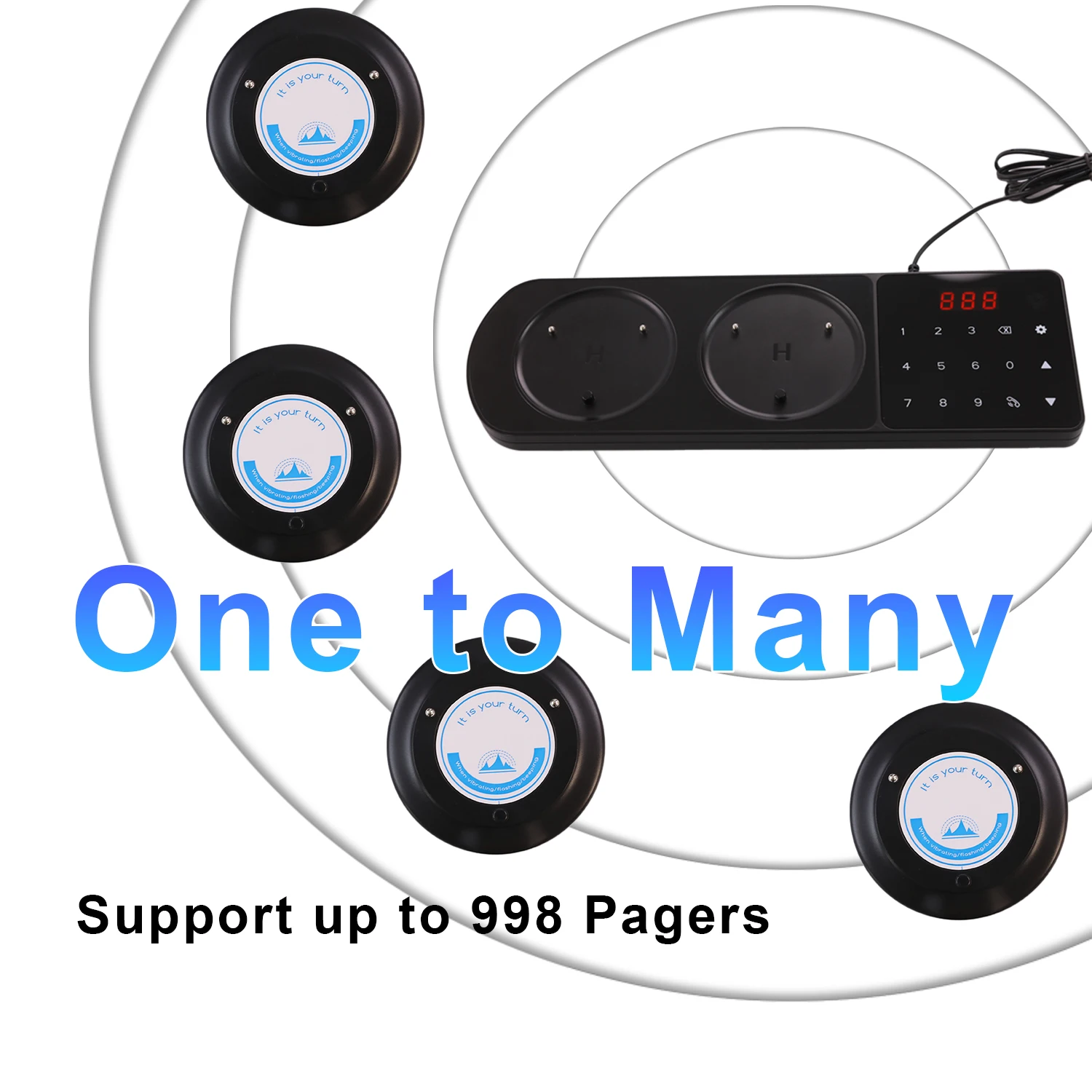 Wireless Restaurant Pager System Dual Charging Base Wireless Calling System Coaster For Food Truck Church Clinic Coffee Shop Wireless Restaurant Pager System Dual Charging Base Wireless Calling System Coaster For Food Truck Church Clinic Coffee Shop