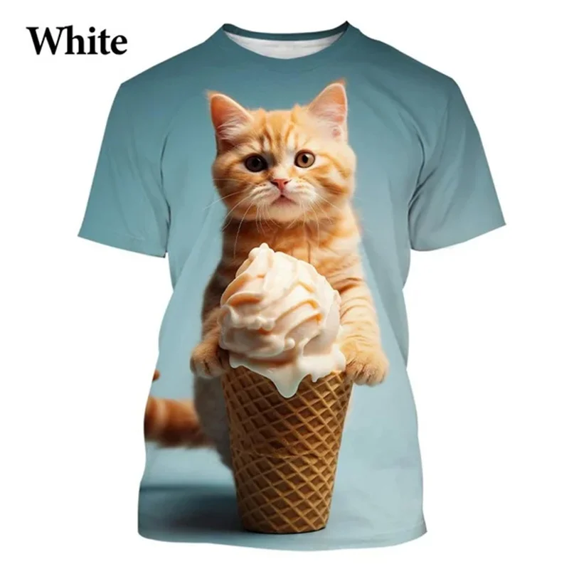 3D Cute Animal Cat Print T Shirt Children Funny Streetwear Short Sleeves Fashion Harajuku Clothing Vintage T-shirts For Men Tops
3D Cute Animal Cat Print T Shirt Children Funny Streetwear Short Sleeves Fashion Harajuku Clothing Vintage T-shirts For Men Tops