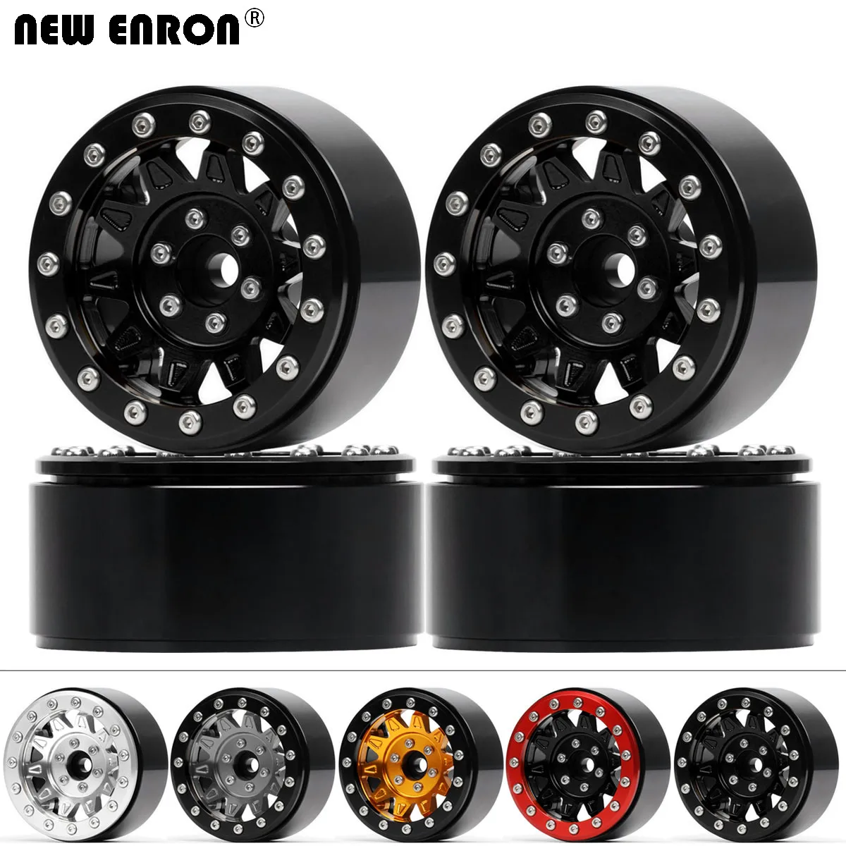 Metal Alloy 1.9" Beadlock Wheel Rim Outer Diameter 55mm For RC 1/10 12mm Hex Crawler TRAXXAS TRX4 Axial SCX10 II III
Metal Alloy 1.9" Beadlock Wheel Rim Outer Diameter 55mm For RC 1/10 12mm Hex Crawler TRAXXAS TRX4 Axial SCX10 II III