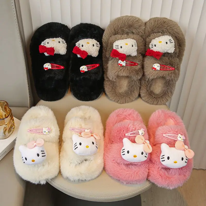 Sanrio Hello Kitty Children Plush Slippers Cute Kawaii Kuromi My Melody Anime Cartoon Warm Non-Slip Home Shoes Christmas Gifts
Sanrio Hello Kitty Children Plush Slippers Cute Kawaii Kuromi My Melody Anime Cartoon Warm Non-Slip Home Shoes Christmas Gifts