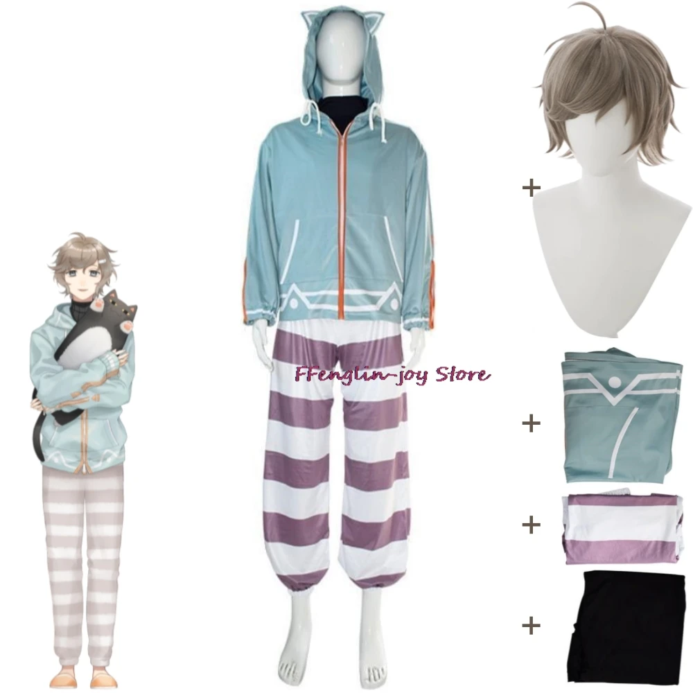 YouTuber VTuber Kanakana Knkn Kanae NIJISANJI GAMERS Cosplay Costume Wig Anime Cute Pajamas Home Clothes Halloween Disguise Suit
YouTuber VTuber Kanakana Knkn Kanae NIJISANJI GAMERS Cosplay Costume Wig Anime Cute Pajamas Home Clothes Halloween Disguise Suit