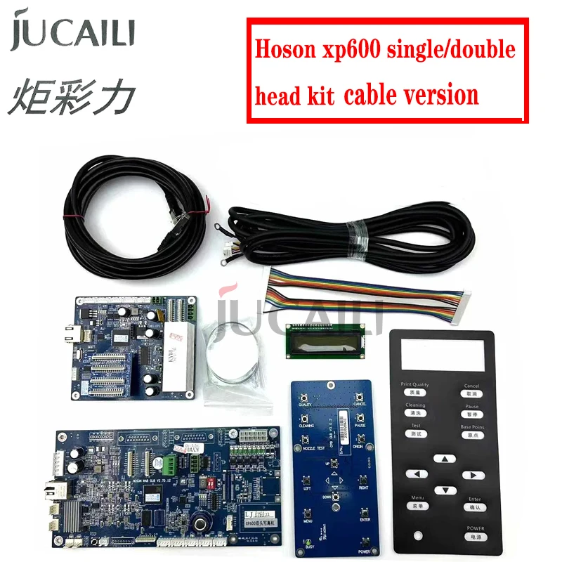 Комплект Hoson Jucailione для Epson xp600, одноголовочная/двойная плата для эко-сольвентного принтера, версия кабеля для сольвентного принтера
Комплект Hoson Jucailione для Epson xp600, одноголовочная/двойная плата для эко-сольвентного принтера, версия кабеля для сольвентного принтера