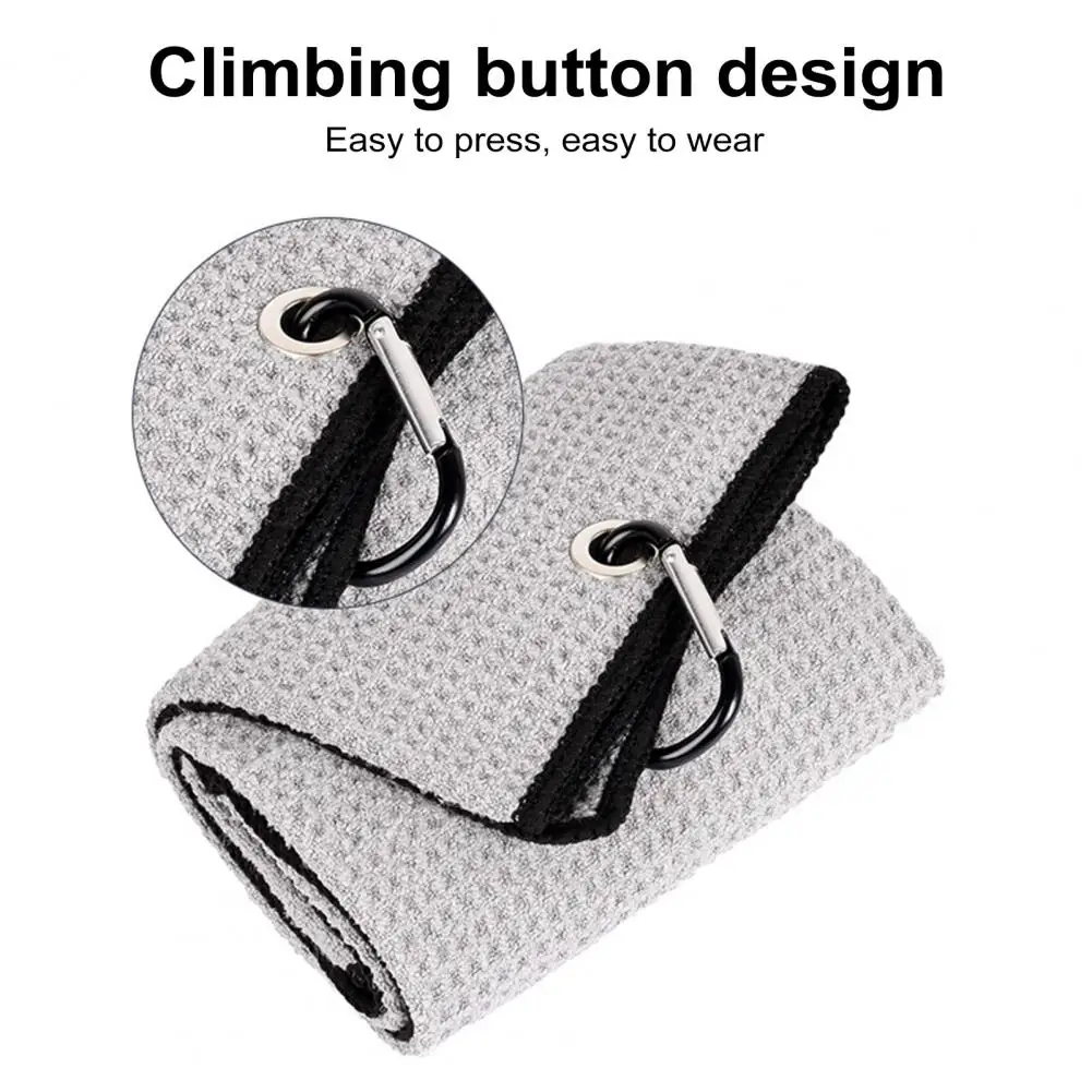 Thickened Golf Towel Super Soft Microfiber Golf Towel with Carabiner Clip for Golf Club Ball Waffle Pattern for Ultimate
Thickened Golf Towel Super Soft Microfiber Golf Towel with Carabiner Clip for Golf Club Ball Waffle Pattern for Ultimate