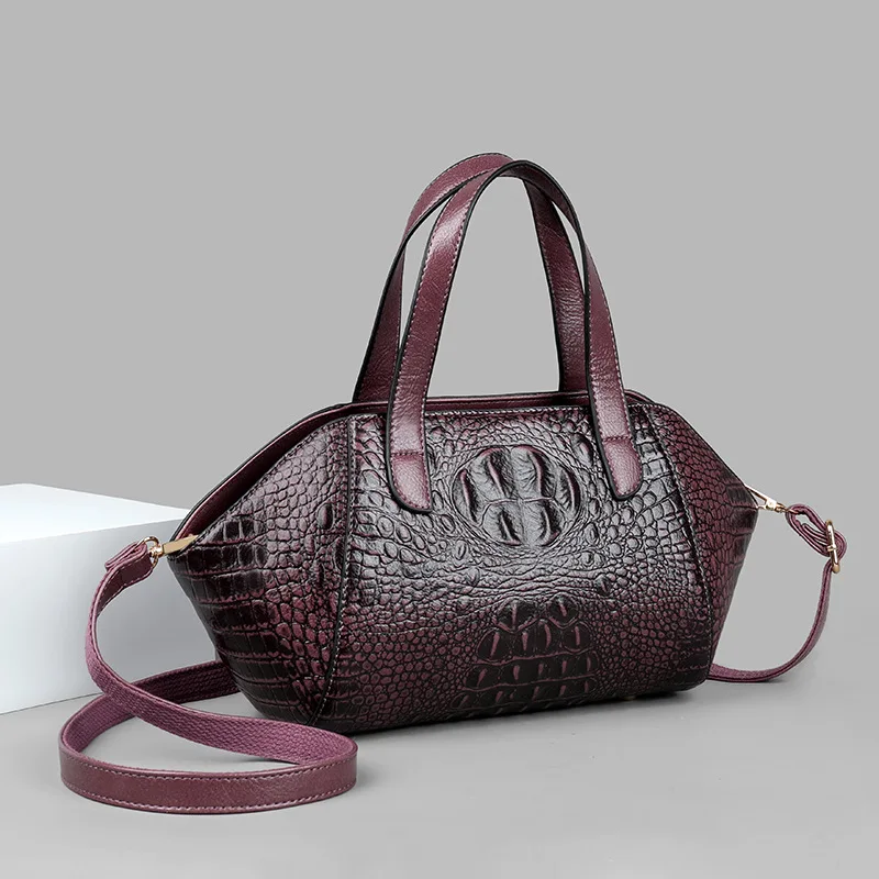 Женская сумка BagsWomen's Bag, новинка 2023, сумка через плечо с крокодиловым узором для женщин, роскошные кошельки и сумки для женщин среднего возраста
Женская сумка BagsWomen's Bag, новинка 2023, сумка через плечо с крокодиловым узором для женщин, роскошные кошельки и сумки для женщин среднего возраста