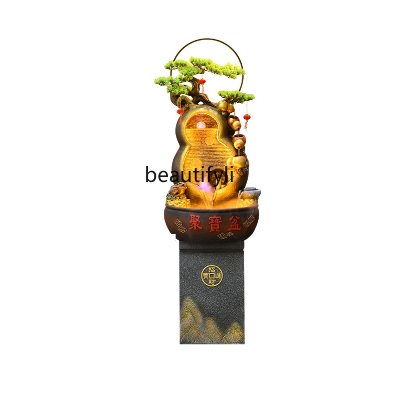 LuckyFlowingWater Ornaments Circulating Fountain Living Room Balcony Landscape Entrance Floor-Standing Decorations Opening Gifts
LuckyFlowingWater Ornaments Circulating Fountain Living Room Balcony Landscape Entrance Floor-Standing Decorations Opening Gifts