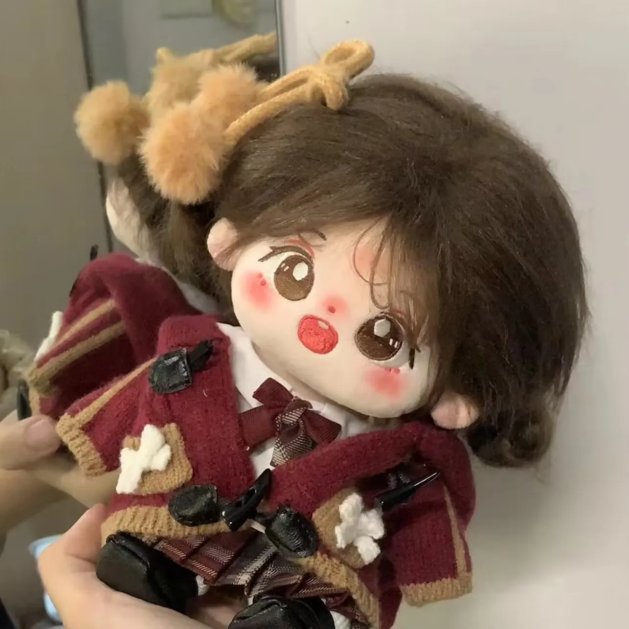 20cm Cute Girl Christmas Little Fox Hooded Sweater Suit 20cm Plush Cotton Doll Change Clothes Outfits Gift 
20cm Cute Girl Christmas Little Fox Hooded Sweater Suit 20cm Plush Cotton Doll Change Clothes Outfits Gift