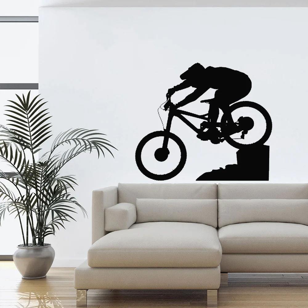 Wall Vinyl Decal Home Decor Art Sticker Mountain Biking Extreme Sports Cyclist Bicycle Bike Man Room Removable Stylish Mural
Wall Vinyl Decal Home Decor Art Sticker Mountain Biking Extreme Sports Cyclist Bicycle Bike Man Room Removable Stylish Mural