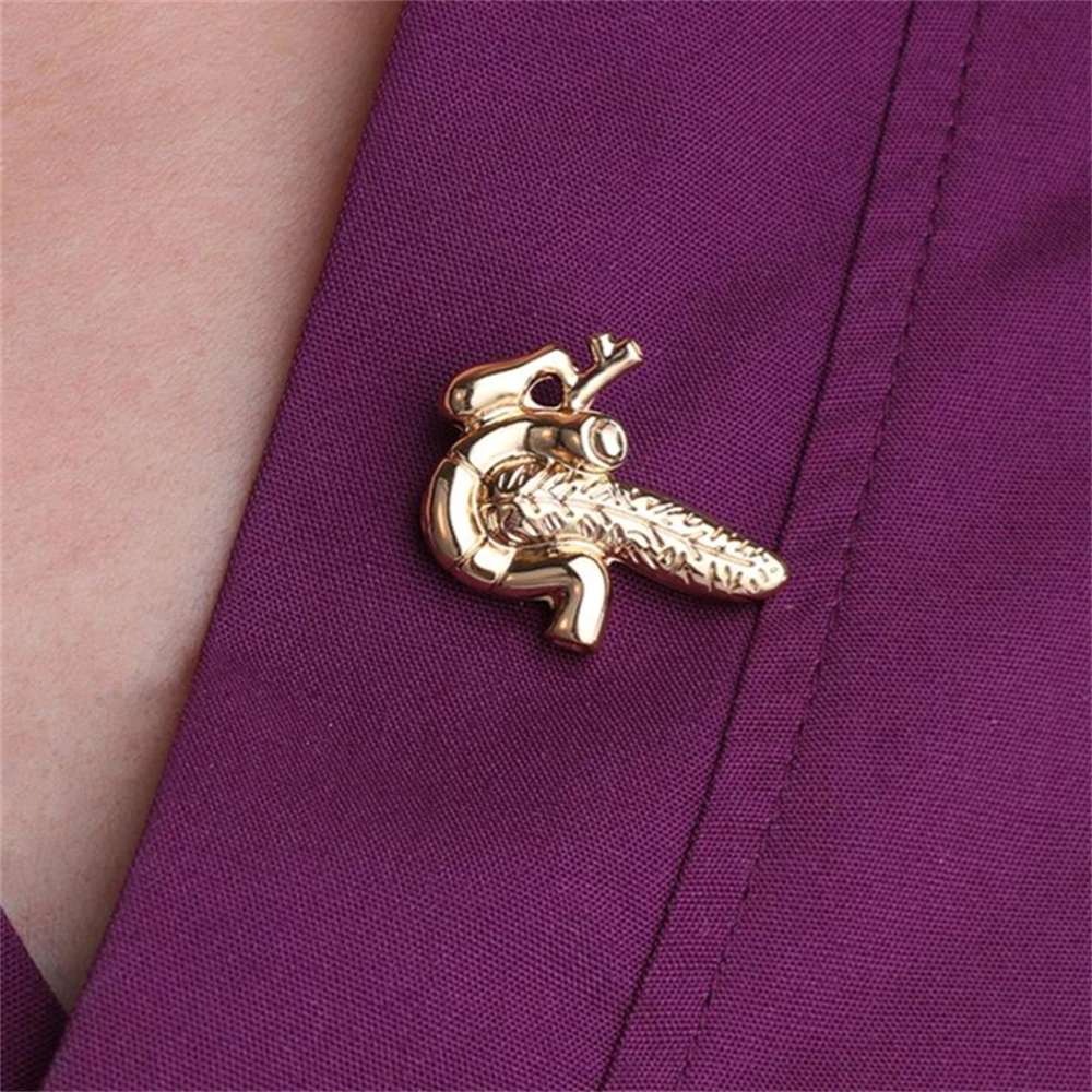 Pancreas Anatomy Metal Pins Medical Pancreatology Brooch Coat Lapel Badge Classic Vintage Jewelry Intern Doctor Gift Accessories 
Pancreas Anatomy Metal Pins Medical Pancreatology Brooch Coat Lapel Badge Classic Vintage Jewelry Intern Doctor Gift Accessories