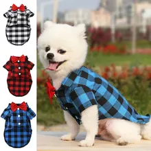 Pet Clothes Plaid Striped Shirt Suit Dogs Wedding Dress Puppy Coat Teddy Pomeranian Vest Small-Medium Dog Cat Pet Costume
Pet Clothes Plaid Striped Shirt Suit Dogs Wedding Dress Puppy Coat Teddy Pomeranian Vest Small-Medium Dog Cat Pet Costume