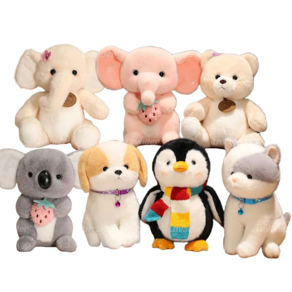 25cm Cartoon Koala Elephant Penguin Bear Dog Plush Doll Stuffed Lovely Pet Toys Cute Kids Accompany Boys Girls Christmas Gifts
25cm Cartoon Koala Elephant Penguin Bear Dog Plush Doll Stuffed Lovely Pet Toys Cute Kids Accompany Boys Girls Christmas Gifts