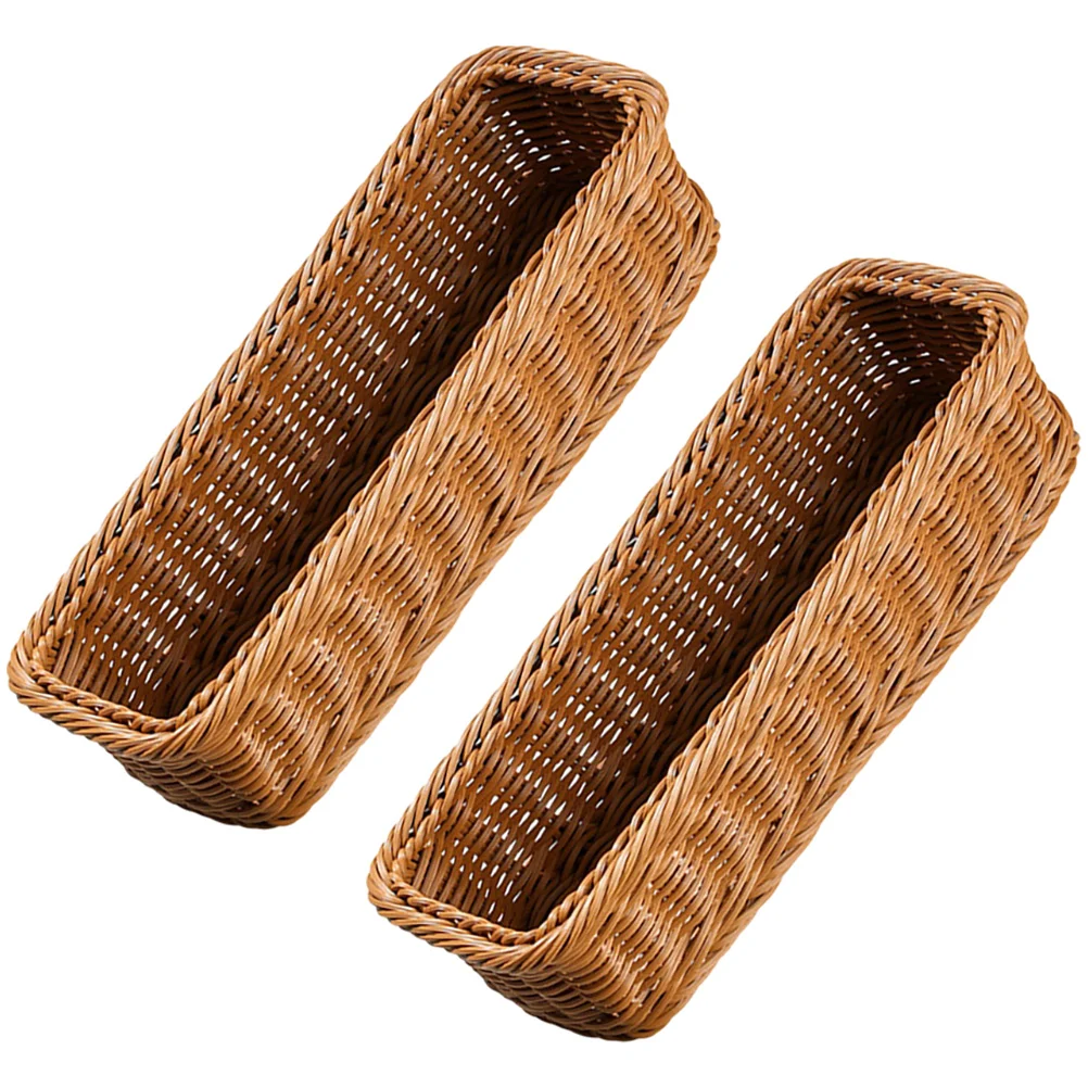 2 Pcs Cutlery Basket Countertop Organizer Desk Table Kitchen Appliance Household Home Accessory Plastic Bathroom Storage Hamper
2 Pcs Cutlery Basket Countertop Organizer Desk Table Kitchen Appliance Household Home Accessory Plastic Bathroom Storage Hamper