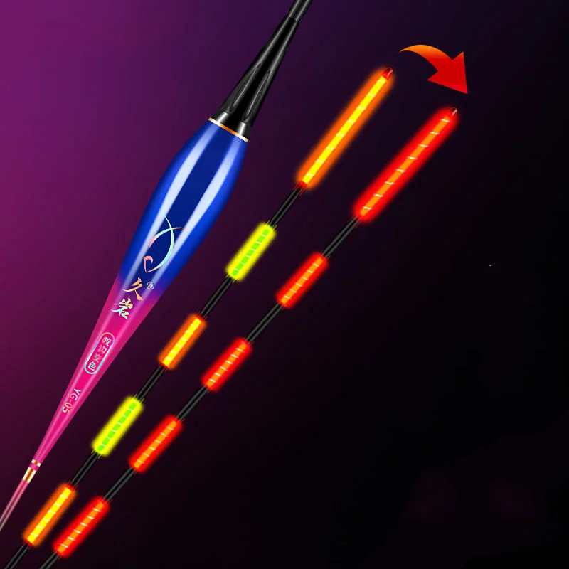 Gravity Sensing Night Light Fishing Float Bite Hook Color Change Smart Luminous Float Day Night Dual Purpose LED Vertical Floats
Gravity Sensing Night Light Fishing Float Bite Hook Color Change Smart Luminous Float Day Night Dual Purpose LED Vertical Floats