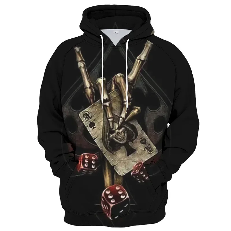 Fashion Casual 3D Print Poker Men's Hoodies Spring Autumn Long Sleeve Street Hip Hop Style Women's Sweatshirt Oversized Hoodie
Fashion Casual 3D Print Poker Men's Hoodies Spring Autumn Long Sleeve Street Hip Hop Style Women's Sweatshirt Oversized Hoodie