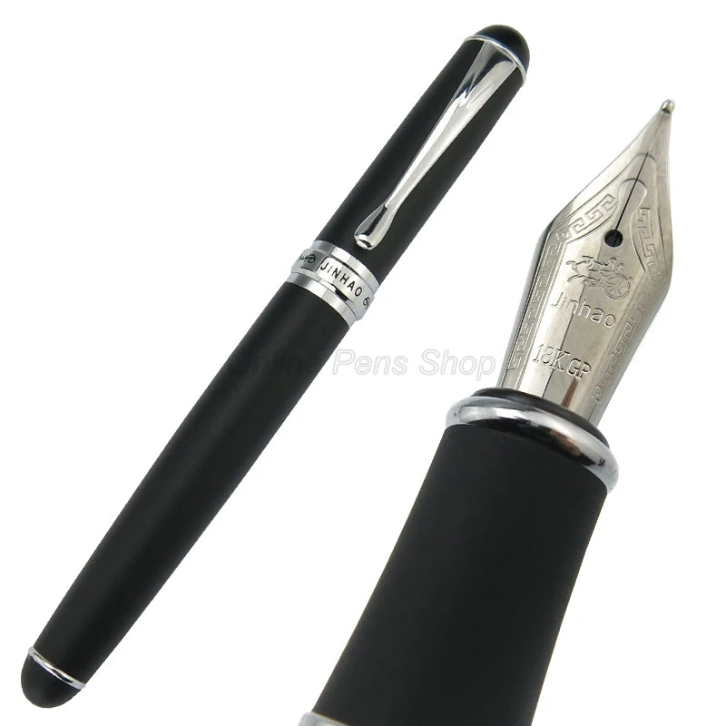 

Jinhao X750 Роскошная перьевая ручка 18KGP 0,5 мм перьевая ручка с средним наконечником металлическая многоцветная на выбор профессиональная ручка для письма