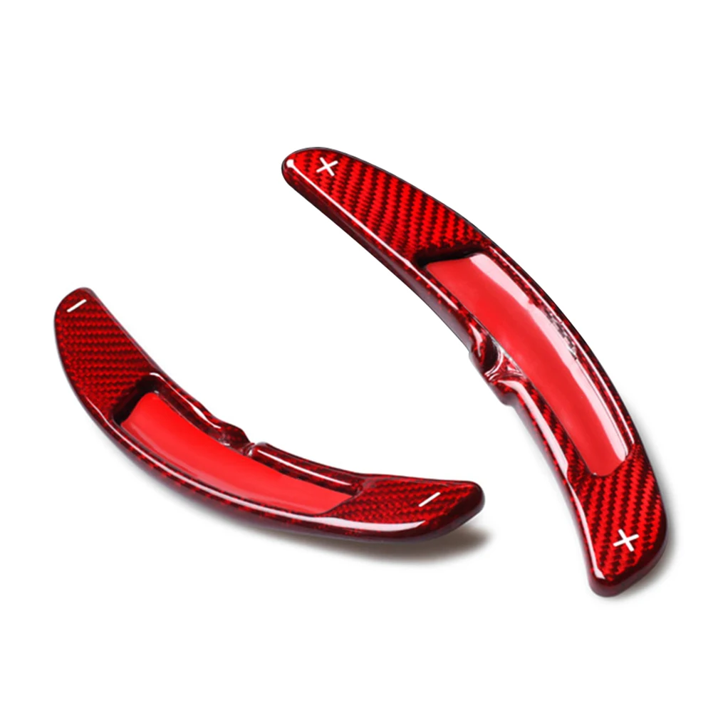 Red Carbon Car Steering Wheel Shift Paddles Shifter For 2016-2017 Porsche Macan 911 Panamera Cayenne / Cayman 718 / Carrera 991
Red Carbon Car Steering Wheel Shift Paddles Shifter For 2016-2017 Porsche Macan 911 Panamera Cayenne / Cayman 718 / Carrera 991