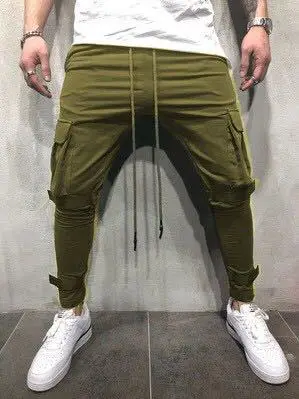 Men's Fashion Elastic Waist Solid Color Drawstring Pants Jogging Tracksuit Pants Sweatpants Beam Foot Sports Pants
Men's Fashion Elastic Waist Solid Color Drawstring Pants Jogging Tracksuit Pants Sweatpants Beam Foot Sports Pants