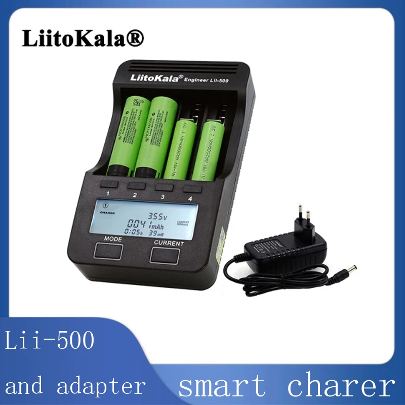 

Lii-500 Lii-600 LiitoKala AA and AAA rechargeable battery chargers 18650 3.7V lithium nickel hydrogen battery charging device