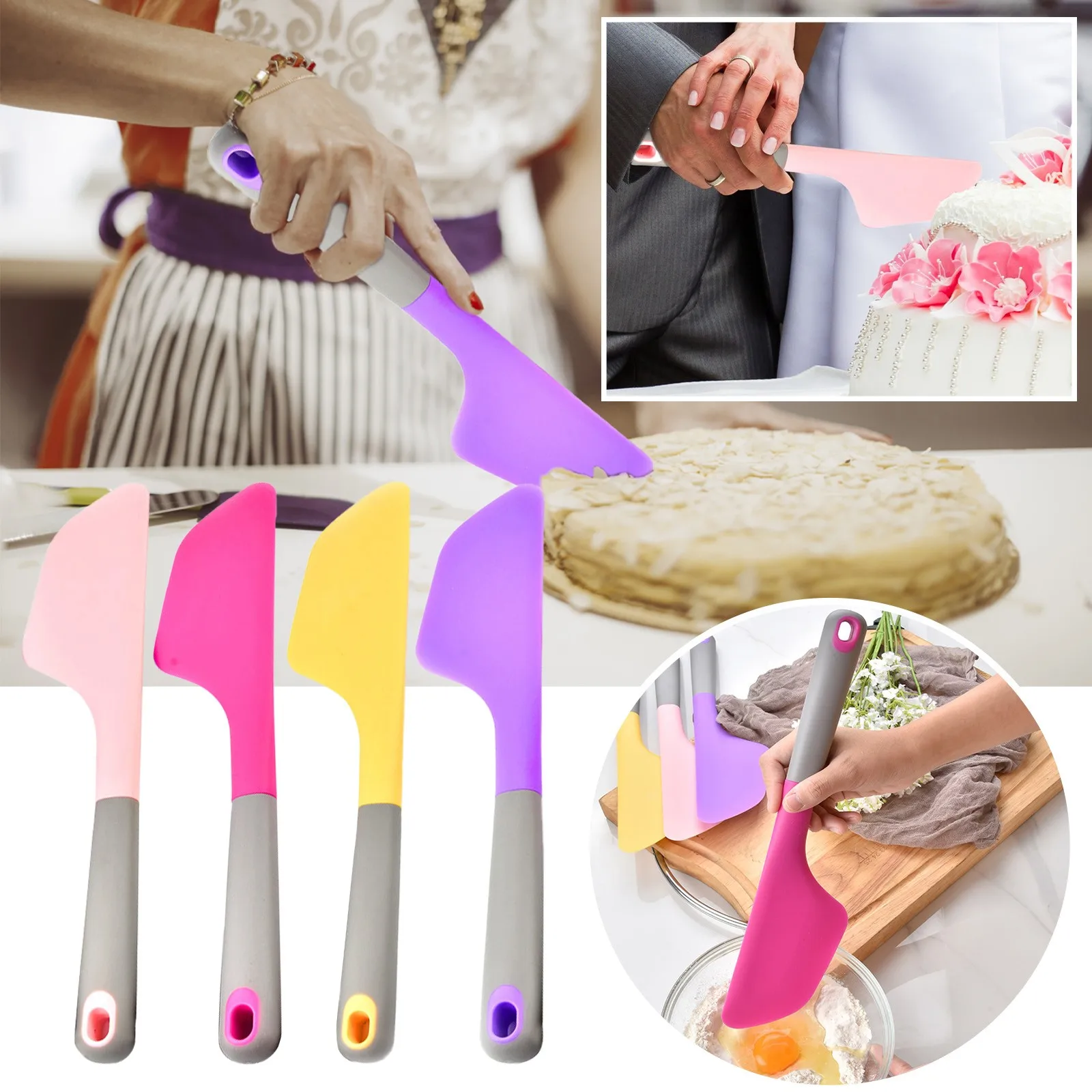 Large Silicone Baking Scraper, DIY Pastry Cream Spatula, Jam Mixing Knife, Cake Scraper, Bread Knife, Baking Tool Accessories
Large Silicone Baking Scraper, DIY Pastry Cream Spatula, Jam Mixing Knife, Cake Scraper, Bread Knife, Baking Tool Accessories