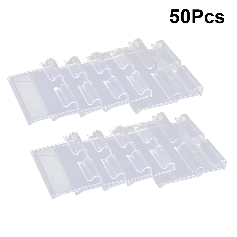 50pcs PVC Basket Labels Clip Ons Shelf Label Display Stand Holders Shelf Label Clip For Supermarket Mall Shop Store
50pcs PVC Basket Labels Clip Ons Shelf Label Display Stand Holders Shelf Label Clip For Supermarket Mall Shop Store
