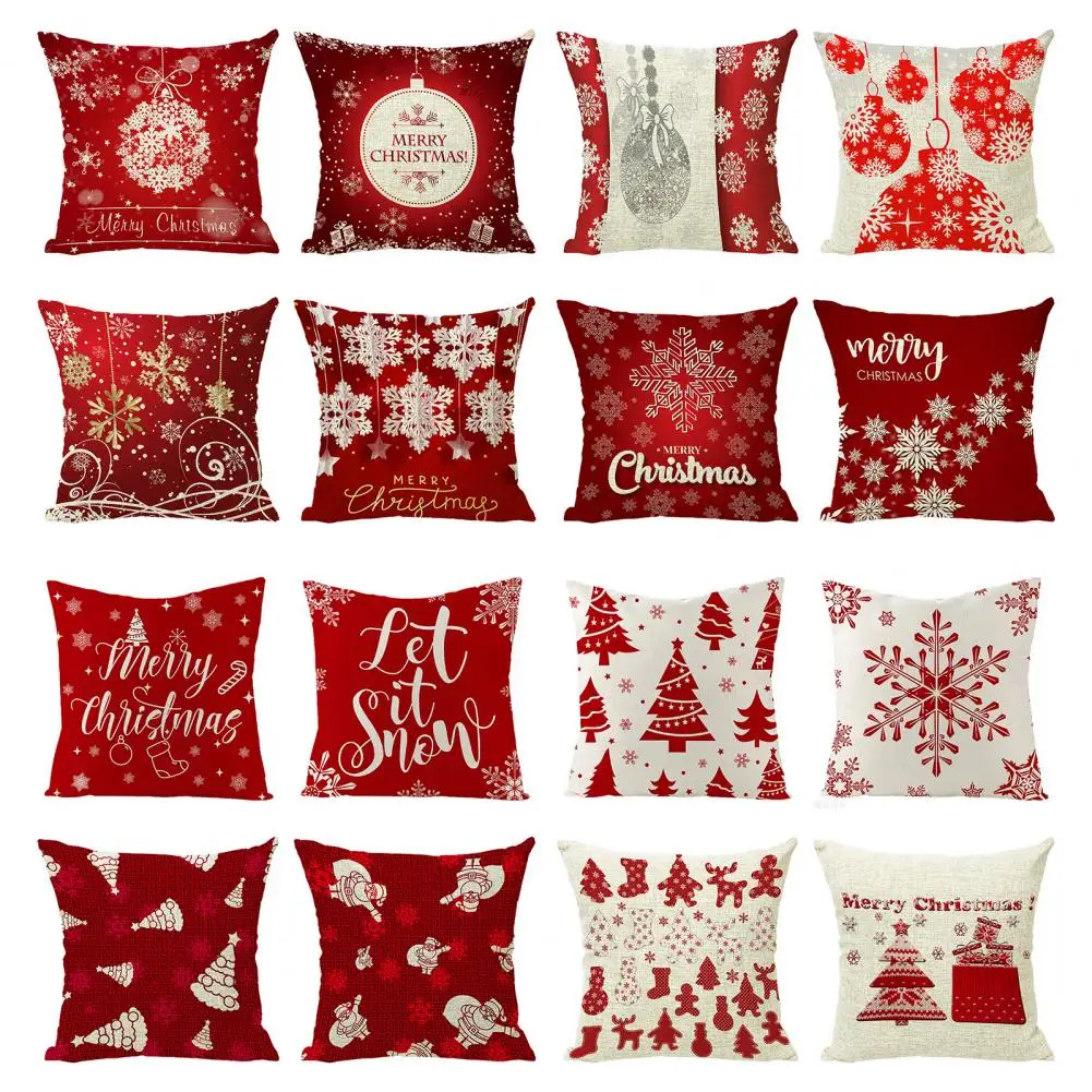 Christmas Pillow Cover Pattern One Side Printed 45cm Square Shape Washable Sofa Throw Cushion Cover
Christmas Pillow Cover Pattern One Side Printed 45cm Square Shape Washable Sofa Throw Cushion Cover