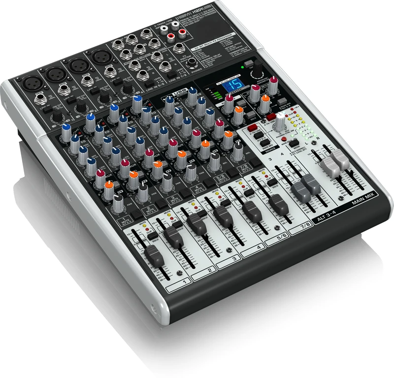 Микшер X1204USB, 8-канальная звуковая карта, для производительности, конференции и сцены записи эффектов
Микшер X1204USB, 8-канальная звуковая карта, для производительности, конференции и сцены записи эффектов