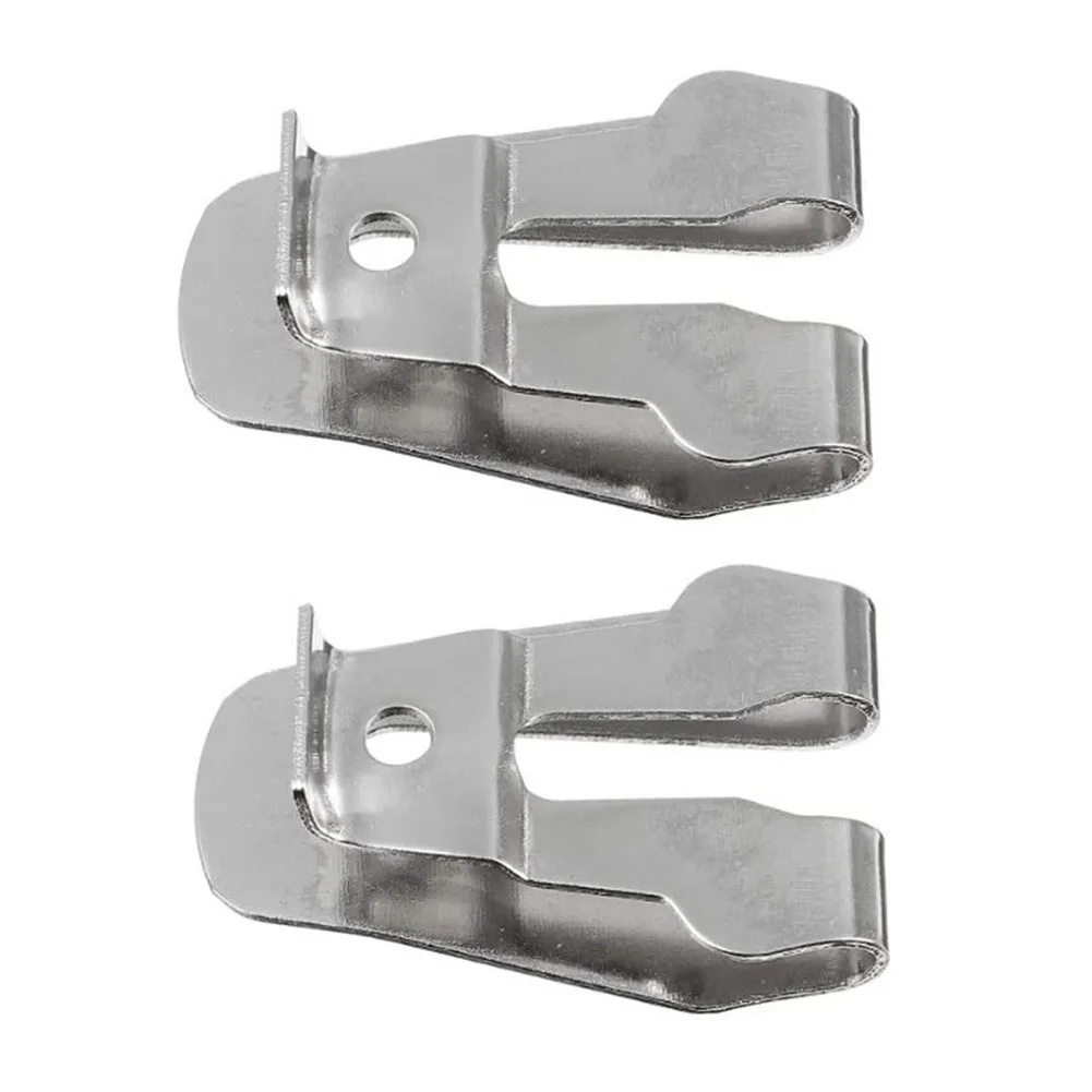 Sturdy steel construction 2pcs 633586002 636181001 Belt Hook Clip with screw designed for 18 volt power tools P320
Sturdy steel construction 2pcs 633586002 636181001 Belt Hook Clip with screw designed for 18 volt power tools P320