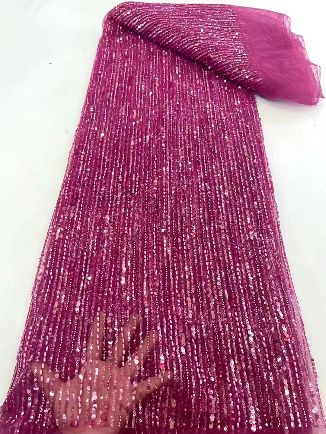Luxury Beaded Lace Fabric Heavy Hand Crystal Beads High Quality French Net Material 2024 Bridal Glitter Sequins African Tulle X
Luxury Beaded Lace Fabric Heavy Hand Crystal Beads High Quality French Net Material 2024 Bridal Glitter Sequins African Tulle X
