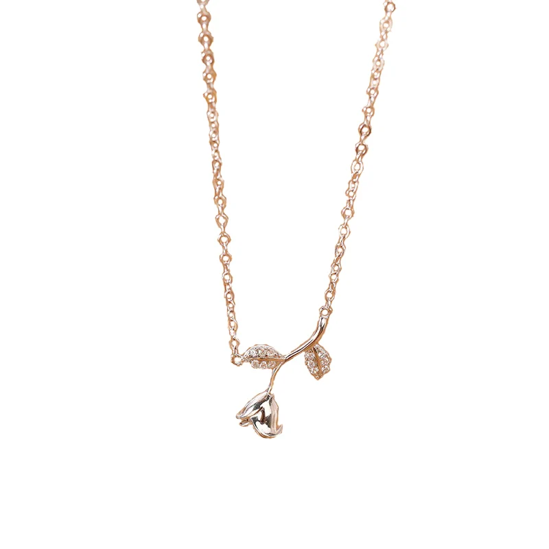 Sterling Silver 925 Necklace for Women's 2023 Clavicle Chain Rose Pendant Jewelry Ornaments
Sterling Silver 925 Necklace for Women's 2023 Clavicle Chain Rose Pendant Jewelry Ornaments
