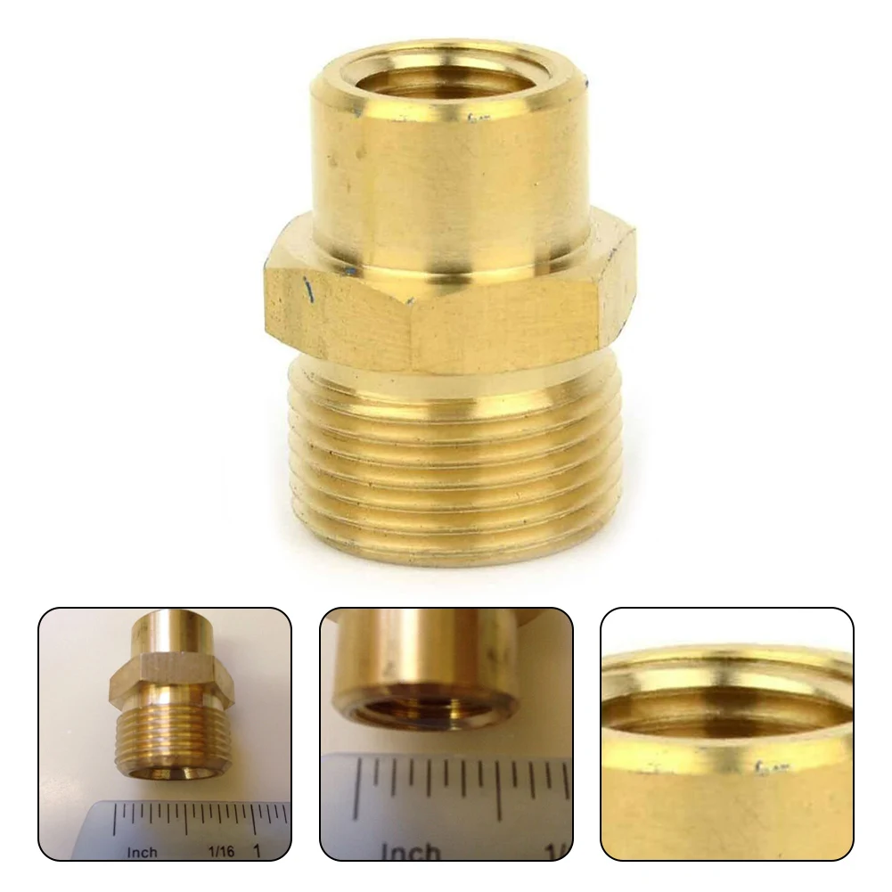 1pcs M22x1/4 " FNPT Brass Gold Adapter Pressure Washer For Karcher Style Adapter Quick Connector Garden Tool Accessories
1pcs M22x1/4 " FNPT Brass Gold Adapter Pressure Washer For Karcher Style Adapter Quick Connector Garden Tool Accessories