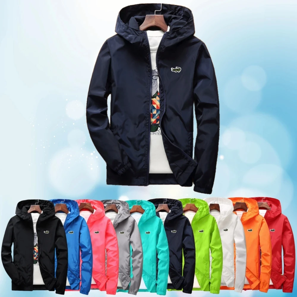 New men's windbreaker CARTELO brand embroidery casual zipper jacket Men's sun protection outdoor hiking sports fishing jacket
New men's windbreaker CARTELO brand embroidery casual zipper jacket Men's sun protection outdoor hiking sports fishing jacket