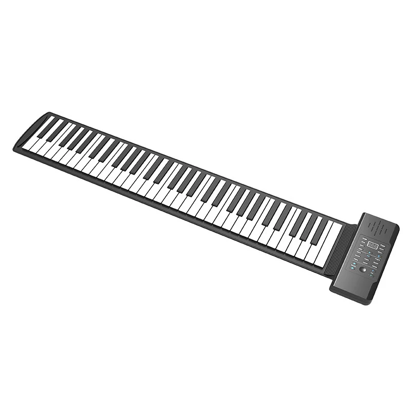 

Direct selling Silicone 61 keys Roll Up Piano For Children Beginner Practice Learning Electronic Keyboard Organ