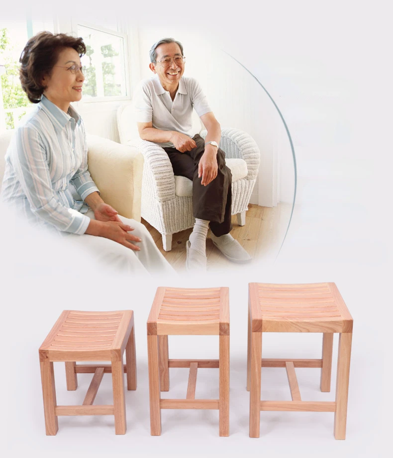 Simple Solid Wood Bath Stool Elderly Children's Toilet Shoe Changing Wooden Stool Non-slip Waterproof Stool Portable Stool
Simple Solid Wood Bath Stool Elderly Children's Toilet Shoe Changing Wooden Stool Non-slip Waterproof Stool Portable Stool