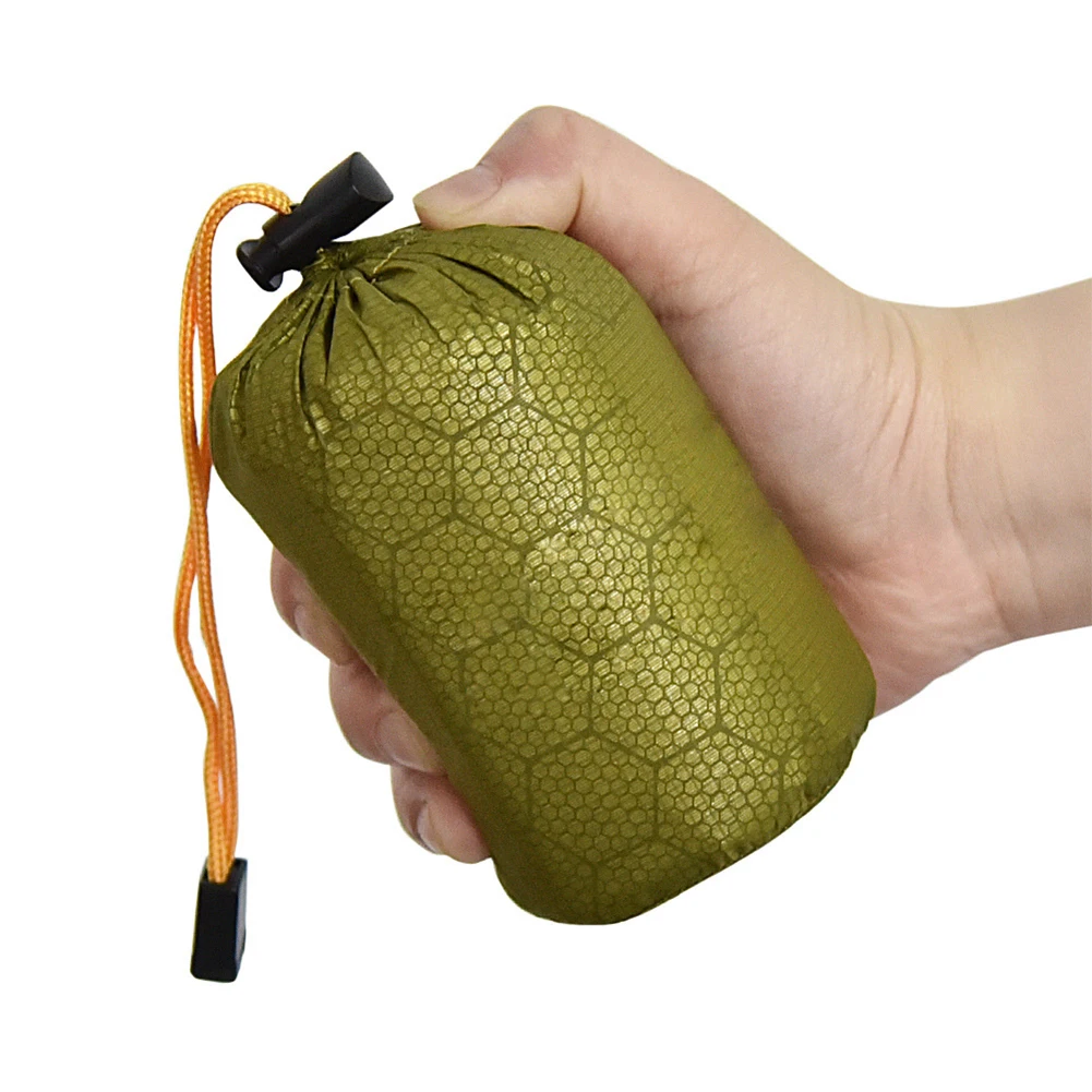 Green Camping Sleeping Bag Storage Bags PE Aluminum Film Palm-sized Outdoor Waterproof Sleeping Survival Tools Sack 200x90CM
Green Camping Sleeping Bag Storage Bags PE Aluminum Film Palm-sized Outdoor Waterproof Sleeping Survival Tools Sack 200x90CM