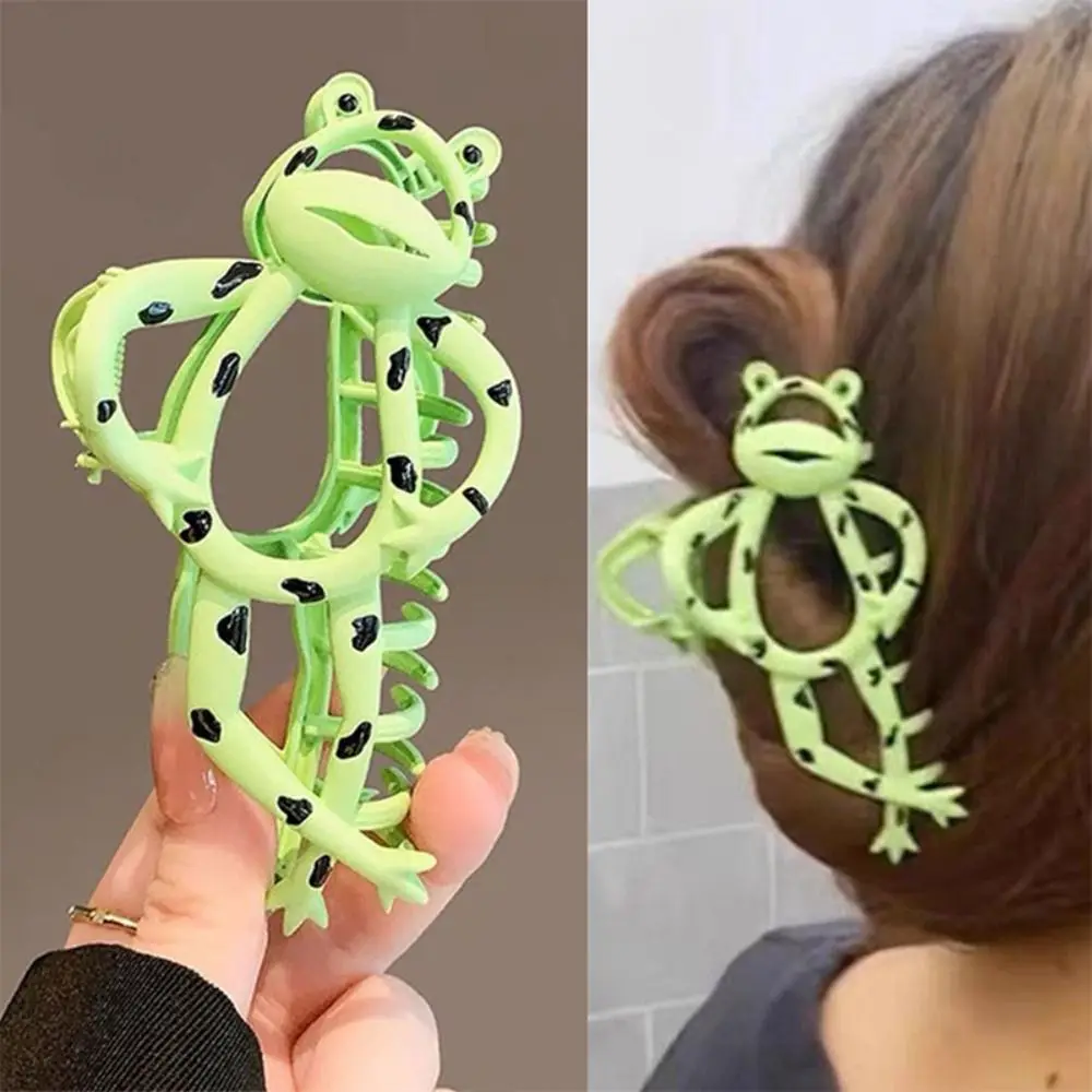 Funny Frog Hair Claw Hairpin Fashion Design Personality Cute Cartoon Frog Metal Hair Clip Women Hair Accessories
Funny Frog Hair Claw Hairpin Fashion Design Personality Cute Cartoon Frog Metal Hair Clip Women Hair Accessories