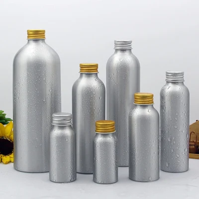 10pcs Empty Aluminum Refillable Bottles Pot with Aluminum Screw Lid Caps 30ML 40ML 50ML 100ML 120ML 150ML Empty Water Containers
10pcs Empty Aluminum Refillable Bottles Pot with Aluminum Screw Lid Caps 30ML 40ML 50ML 100ML 120ML 150ML Empty Water Containers