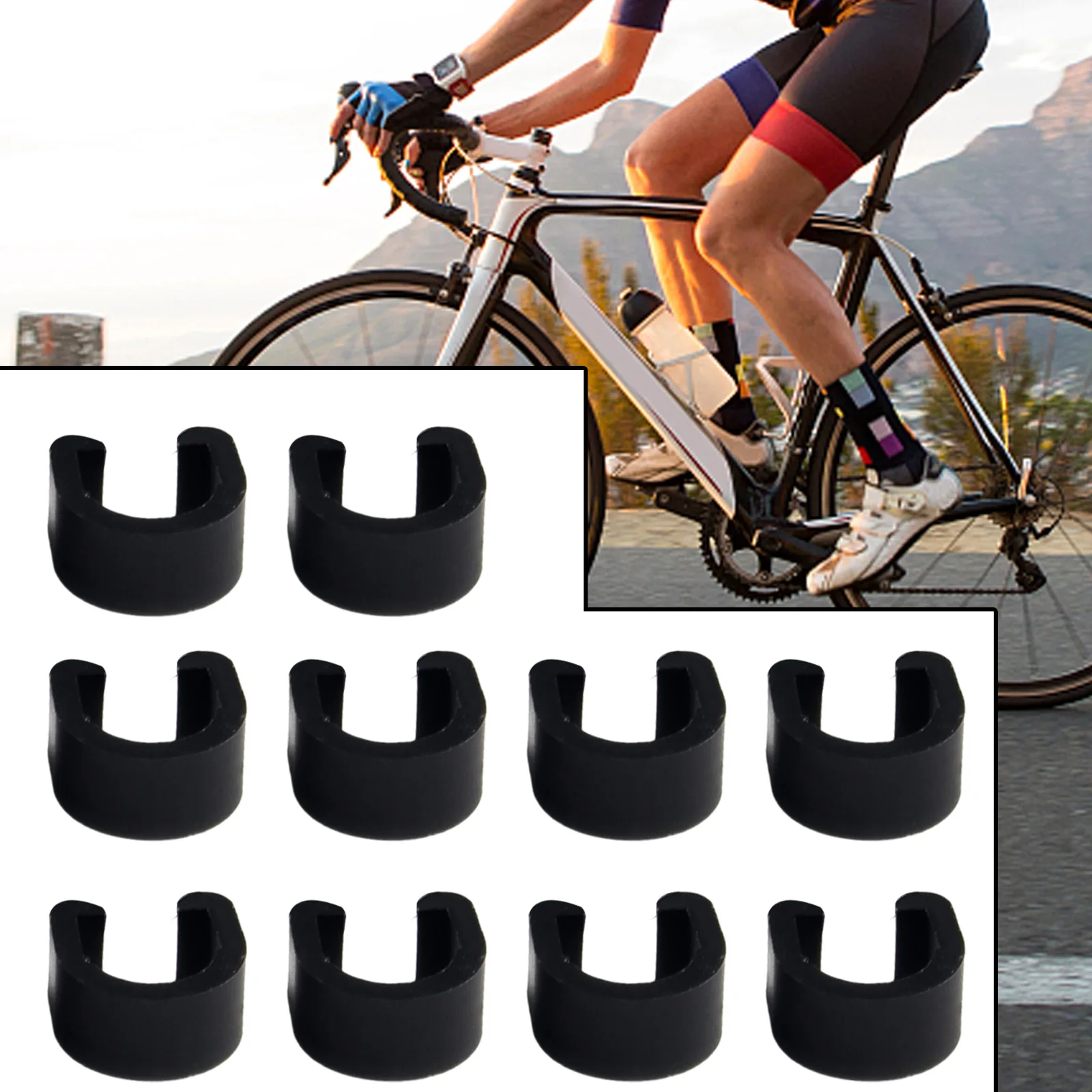 Bike Cable C Clips C Buckle Bike Cable C Clips Brake Cables Clamp Cycling Accessories Fix Accessory Fixing Clamps
Bike Cable C Clips C Buckle Bike Cable C Clips Brake Cables Clamp Cycling Accessories Fix Accessory Fixing Clamps