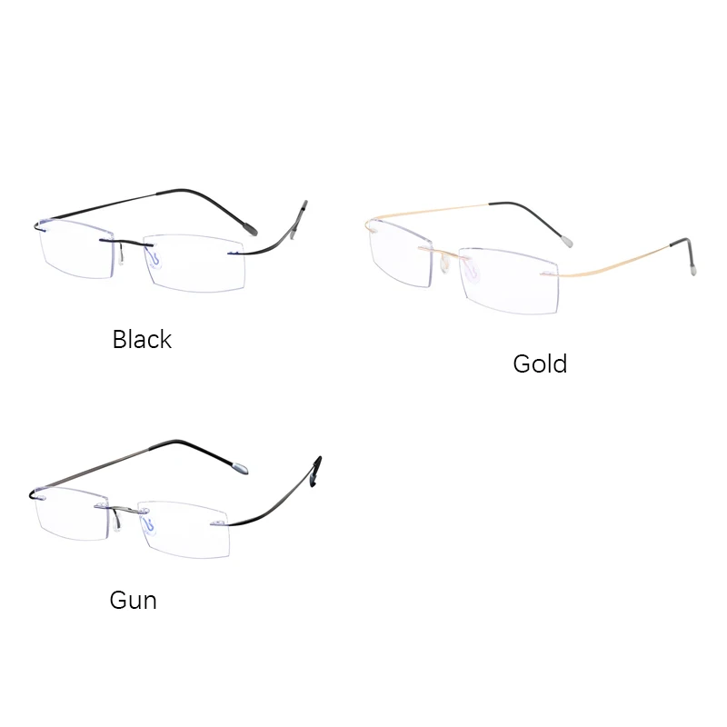 Men's Anti Blue Light Blocking Reading Glasses Cut Frameless Metal HD Lens Eyewear Women Prescription Presbyopic Glasses +400 45 Mallzona S75f17d302c164b74aa4313ca8bdcc56bZ Men's Anti Blue Light Blocking Reading Glasses Cut Frameless Metal HD Lens Eyewear Women Prescription Presbyopic Glasses +400 Mallzona