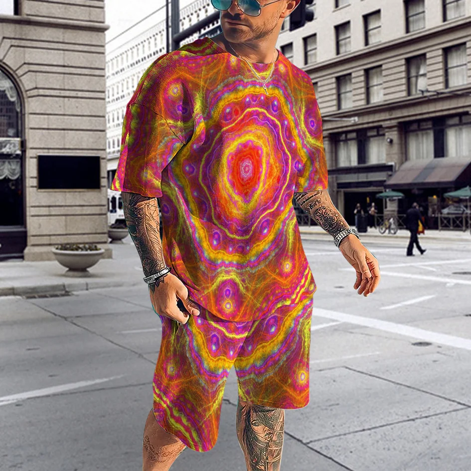 Men's Summer Clothing Set Short Sleeve+Pants 2 Pieces Outfit Fashion Oversized Sportswear Casual Jogging Daily Retro Tracksuit
Men's Summer Clothing Set Short Sleeve+Pants 2 Pieces Outfit Fashion Oversized Sportswear Casual Jogging Daily Retro Tracksuit