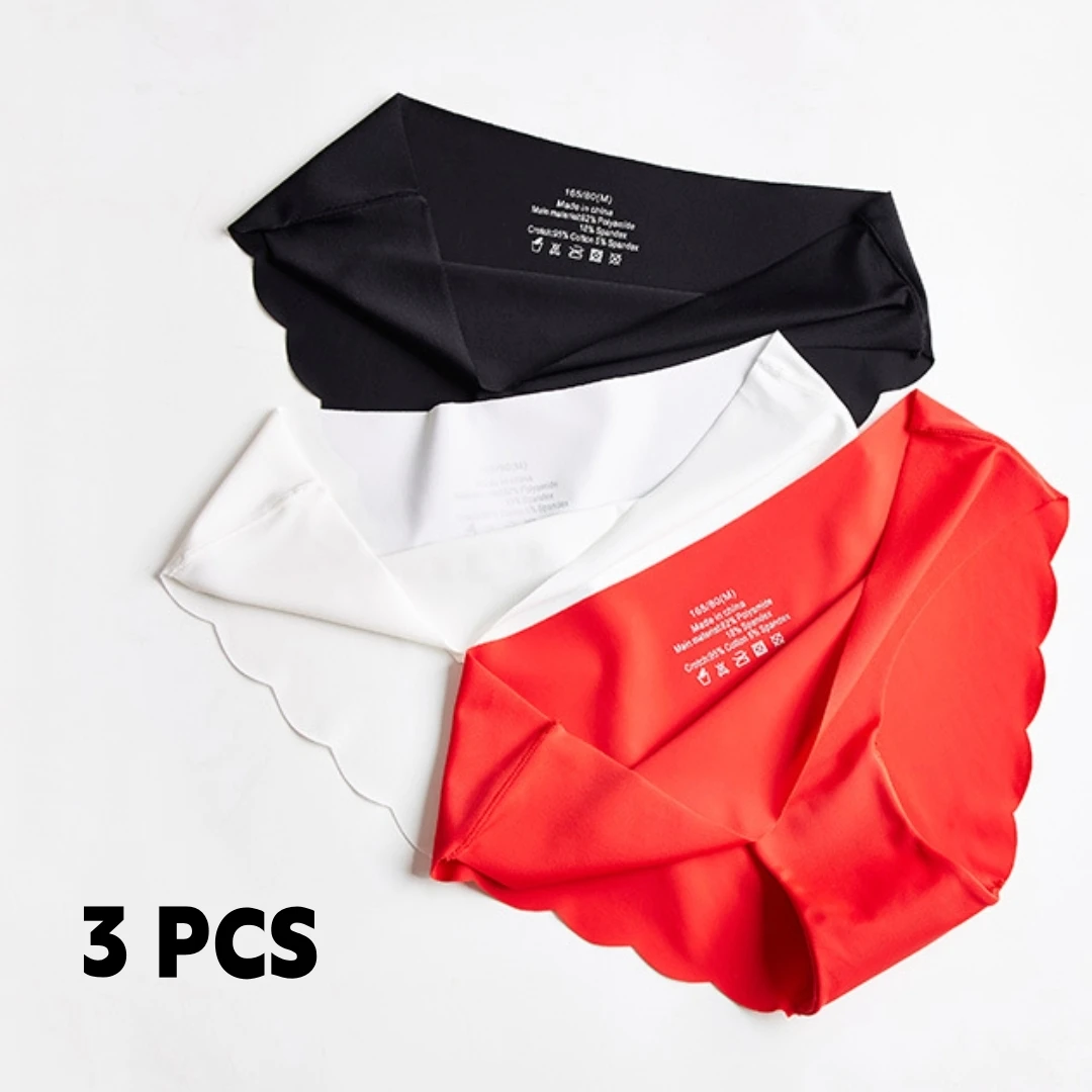 New Wave Pattern European Women's Underwear Ice Silk Traceless Sports Invisible Size Large Low Waist Sexy Briefs for Women
New Wave Pattern European Women's Underwear Ice Silk Traceless Sports Invisible Size Large Low Waist Sexy Briefs for Women